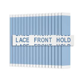 Sunshine Tape Premium Blue Liner Lace Front Hold Wig Tape | 72pcs | Double Sided Adhesive Tape for Toupee | Strong Hold Waterproof Strips | Made in USA (72, 1/2" Straight)