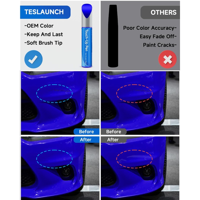 Indigo Blue PBM Car Touch Up Paint Compatible with Dodge