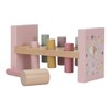Little Dutch 7346 FSC Wooden Hammer Bench Fairy Garden Pink