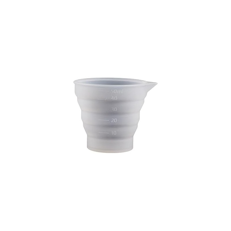 Taza medidora plegable de silicona para taza medidora plegable de