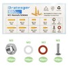 Pack of 680 Motherboard Spacers, Robust and Easy to Use,