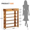 sogesfurniture 5-Tier Shoe Rack for Entryway, 29.5 inches Shoes Storage