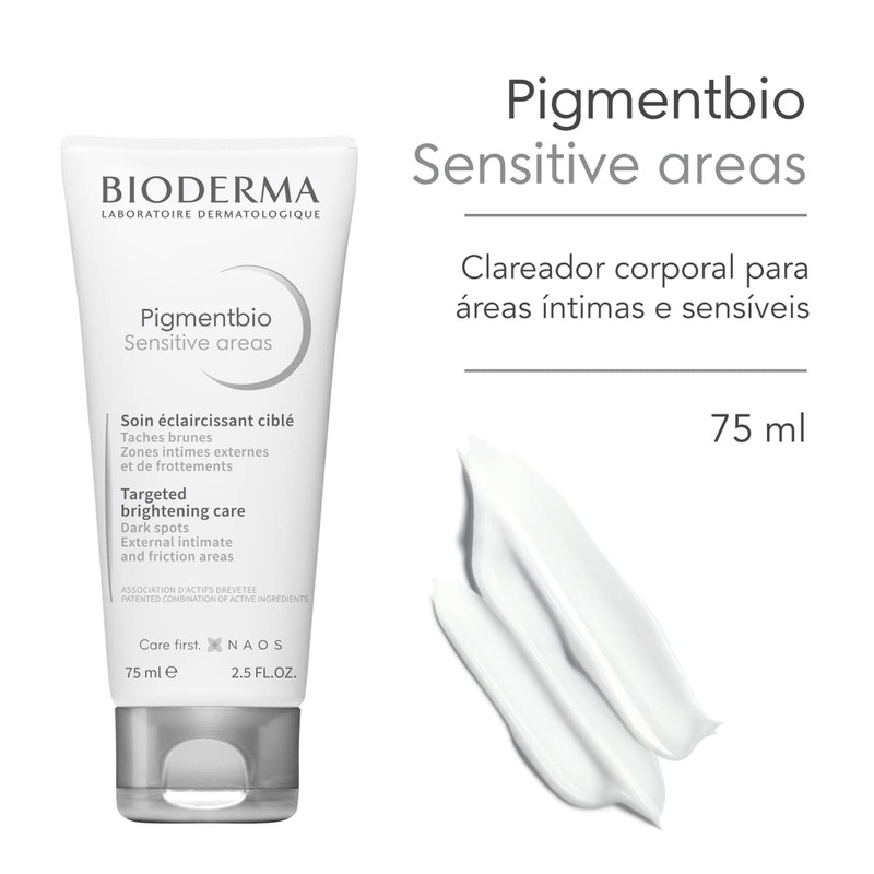 Bioderma Pigmenbio White Sensitive Cream, Body Cream, 2.5 fl oz