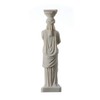 BeautifulGreekStatues Column Caryatid Statue Acropolis Athens Greek Roman Alabaster 9.8"