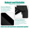 MAYOKEN® 2-Pack Black Heavy Duty Peel & Stick Zipper, 7ft