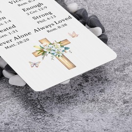 Bible Bookmarks for Women Men - Easter Basket Stuffers for Teens Christian Gifts for Women Baptism Gifts for Girl Boys First Communion Gifts for Girls Confirmation Birthday Graduation Religious Gifts