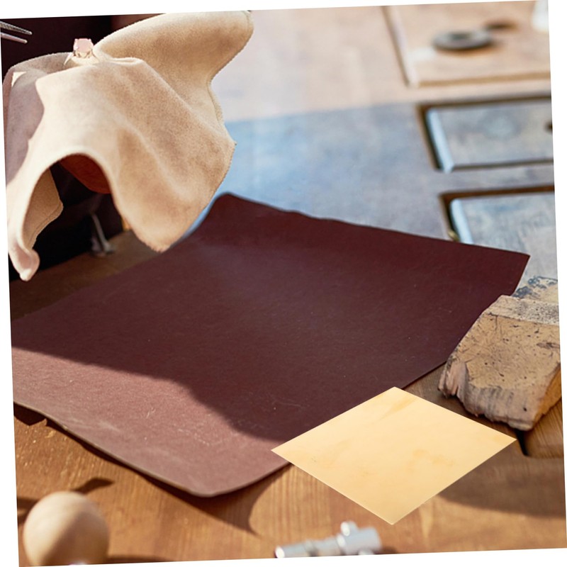 CHILDWEET Crafting Brass Wear-Resistant Plate Sheets for DIY Projects Decorative