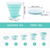 IYYI Collapsible Cups for Traveling, Silicone Collapsible Cups, Camping Mugs,