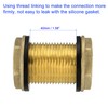 M METERXITY Bulkhead Fitting - Water Tank Connector, Brass Threaded