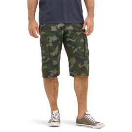 Lee Men's Sur Cargo Short, Olive Grove Camo, 36