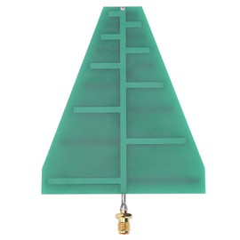 1pc Log Regular Antenna 1.35GHz to 9.5GHz UWB Ultra Wideband Log Periodic Antenna with N Female Connector