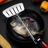 GREATLINK 304 Stainless Steel Fish Spatula,Wide Slotted Turner Steak Spatula