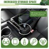 Qyebbk 2PCS Center Console Organizer for 2010-2024 Toyota 4Runner Insert