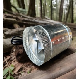 ConstantAir 6 Inch 240 CFM Inline Duct Booster Fan Ventilation Exhaust Air Blower 37watt 6”