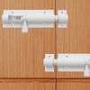 Bivethoi 2 PCS 3 Inch Barrel Bolt Latch White Door