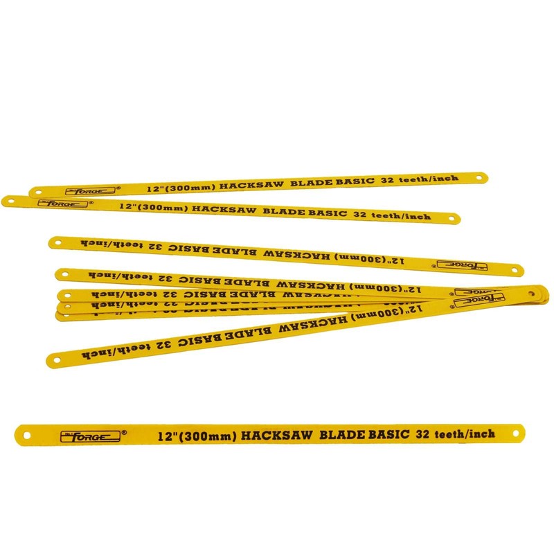 FORGE 12 Inch Hacksaw Blades for Metal, 300mm x 32T