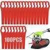 100 Pcs Plastic Grass Trimmer Blades, Cordless Strimmer Blades 83
