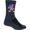 Sock Guy Big Foot Wool 6" Socks BLUE L-XL