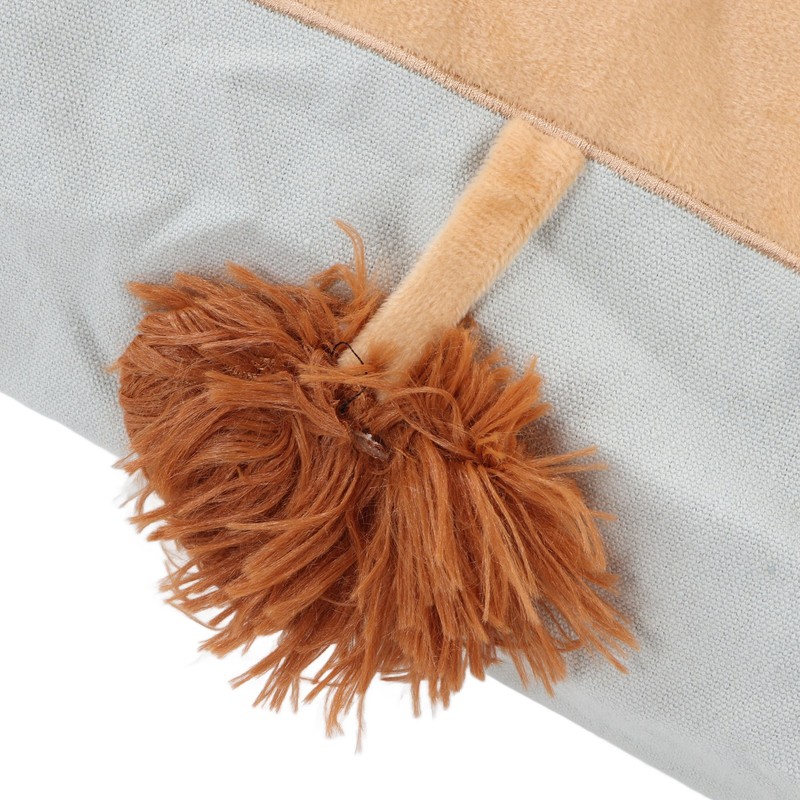 Pet Canvas Bag Cute Lion Shaped Multi Purpose Portable Pet
