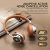 iKF Rona Retro Classic Active Noise Cancelling Headphones, 75H Playback,
