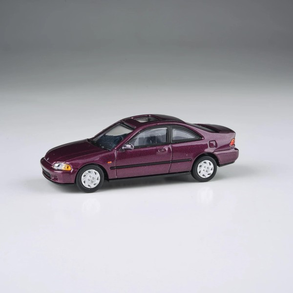 PARA64 1995 Honda Civic Coupe EJ1 Camellia Red 1/64 Diecast