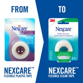 Nexcare Nexcare™ Flexible Clear Tape 771-CA, 1 in x 360 in (25.4 mm x 9.1 m), 1/Pack