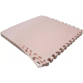 Venbytech for 12 Pink Exercise Mat EVA Foam Interlocking Tile Gym Floor Fitness Yoga Workout