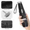 Lejorain Travel Mini Umbrella for Purse - Black Compact Durable