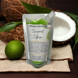 Squeezable Wax Melts - Scents: Coconut + Citron - Coconut Lime Verbena