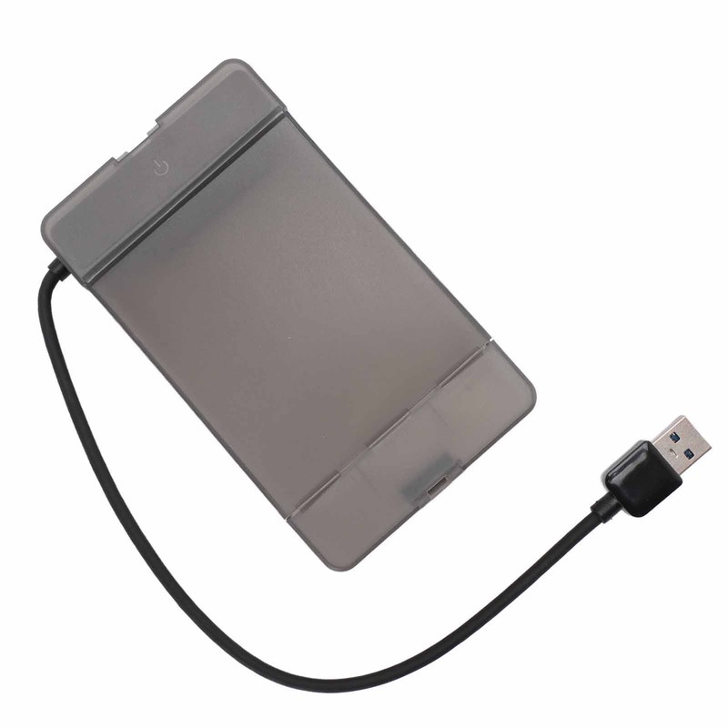 USB3.0 2.5 Inch SATA Hard Drive Enclosure 5Gbps Clear External
