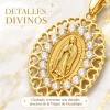 CLINKARD - Collar De Medalla Religiosa En Oro Un Detalle