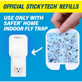 Safer Home SH506 Indoor Plug-in Fly Trap Refill Pack of 6 Glue Cards for SH502 Indoor Fly Trap