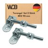 WDB - Gate Rod Adjustable Mounting Plate - Hinges Garden