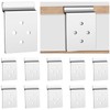 Pelopy 10 Pack Slatwall Metal Plate Mount Backplate Mounting Adapter