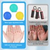 3 Colors Stress Balls for Adults,【Hand Exercisers】【Stress Relief】【Light Weight】Hand Strengthening
