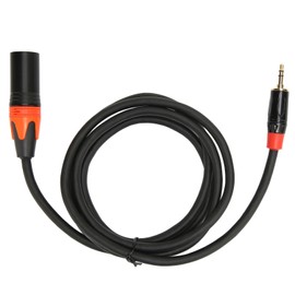 3.5mm to XLR Adapter Cable Mini Jack Aux to XLR Male Sound Cable for Cell Phone Laptop Speaker Mixer 4.9ft