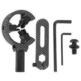 Brush Arrow Rest, Universal Arrow Rest for Archery, Compound Bow, Recurve Bow, Arrow Rest for Both Left and Right Hands (Carbon Fabric Camouflage)