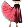 Qsuccua Female Ballroom Swing Skirt - Modern Dance Performance Long