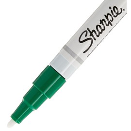 Sharpie Oil-Based Paint Marker, Fine Point, Green, 1 Count - Great for Rock Painting