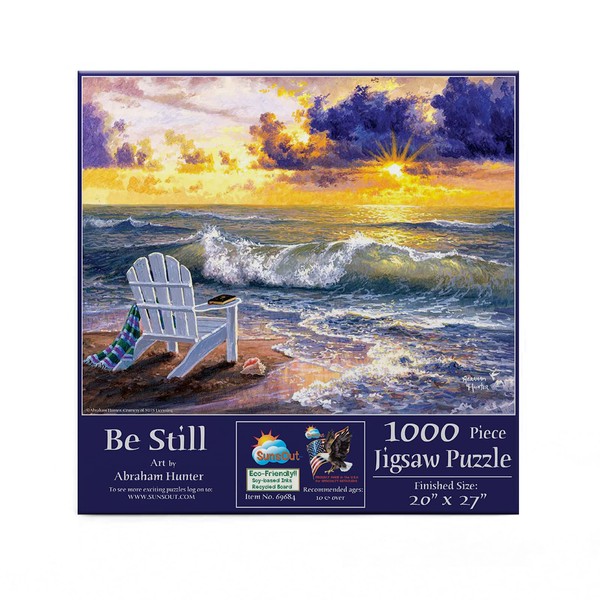 SUNSOUT INC - Be Still - 1000 pc Jigsaw Puzzle by Artist: Abraham Hunter - Finished Size 20" x 27" - MPN# 69684