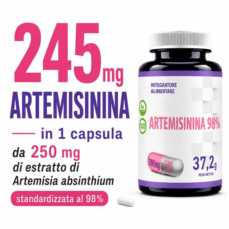 Hepatica Artemisinina | 250 mg | standardizzata al 98% |