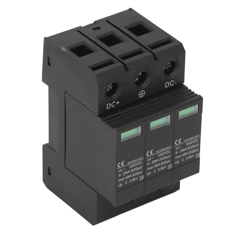 DC Surge Protector 40KV 3P Quick Response Flame Retardant Modular