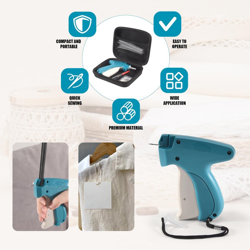 Clickinline Quick Clothing Tagging Tool Micro Clothing Fixer with Case