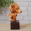 Naturecraft Wood Effect Resin Statue Ornament Figurine - Wolves