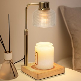 KLL Candle Warmer Lamp for Home: Electric Candle Warmer Lamp with Timer for Home Decor - Adjustable Height Candle Lamp, House Warming Gifts for New Home