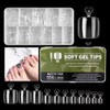 Soft Gel Tips Para Pies 550 Pzas Uñas Soft Gel