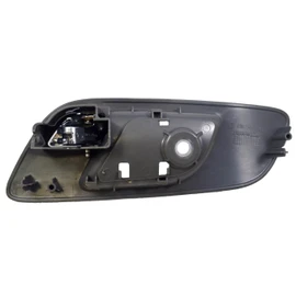 PT Auto Warehouse gm-2546mgqpk – Tirador de interior interior de la puerta Interior, Gris (Titanio) carcasa con palanca de cromo – sin agujero, juego de 4