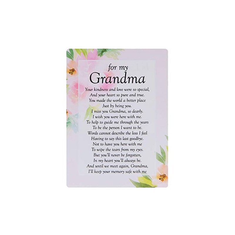 Widdle Celebrations For my Grandma Graveside Memorial Card - TY200