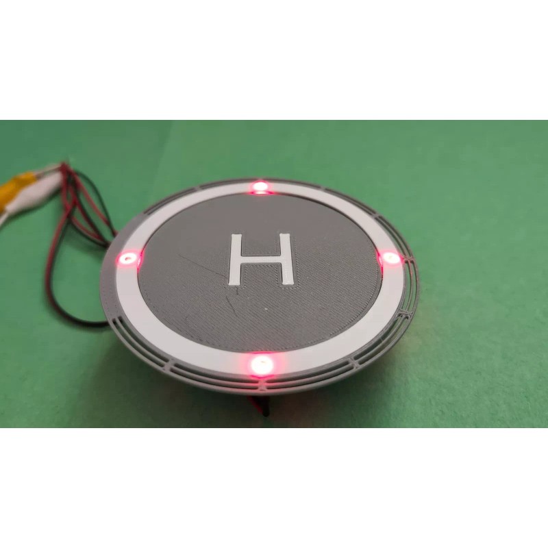 N 1:160 scale heli pad helicopter landing pad w 4x