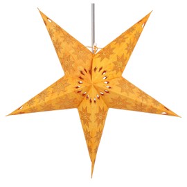 Guru-Shop Foldable Advent Light Paper Star Christmas Star Anubis Red Star Window Decoration 5 Tips